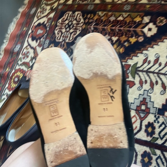 Stubbs & Wootton Black Velvet Gold Cap Shoes, size 9.5 - Picture 3 of 5